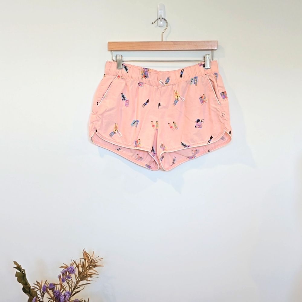 Love Gap Beach Scene-print Lounge Shorts
